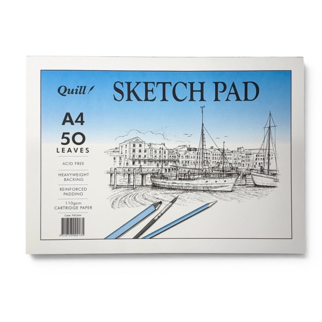 Quill A4 Sketch Pad - 50 leaves - Duthy Street Art Supplies