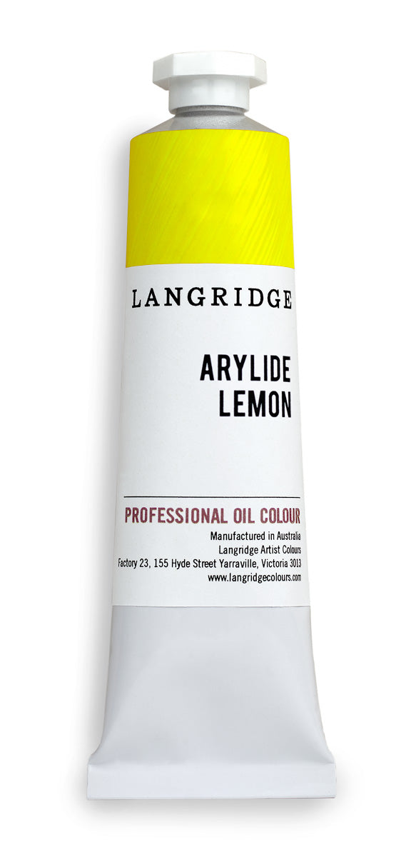 langridge oil paint - arylide lemon- 40ml