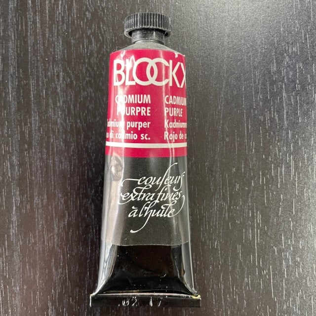 Blockz - Cadmium Purple oil paint - Duthy Street Art Supplies