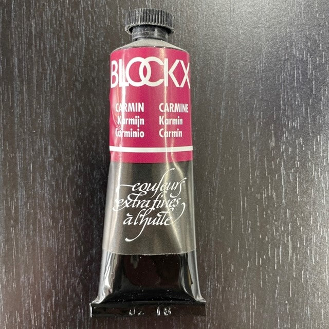 Blockx Carmine Oil Paint - Duthy Street Art supplies