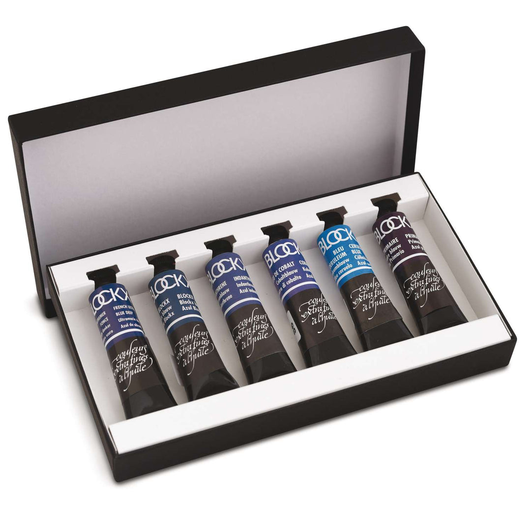 Blockx Blue Monopigment Oil colour set - Duthy Street Art Supplies