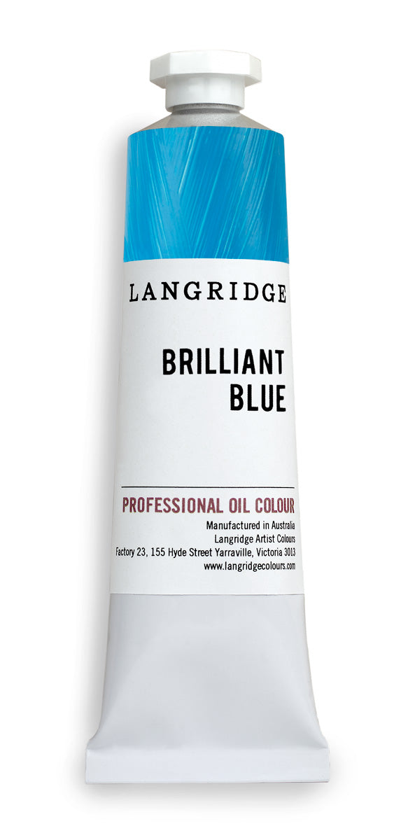 Langridge oil paint - brilliant blue - 40ml