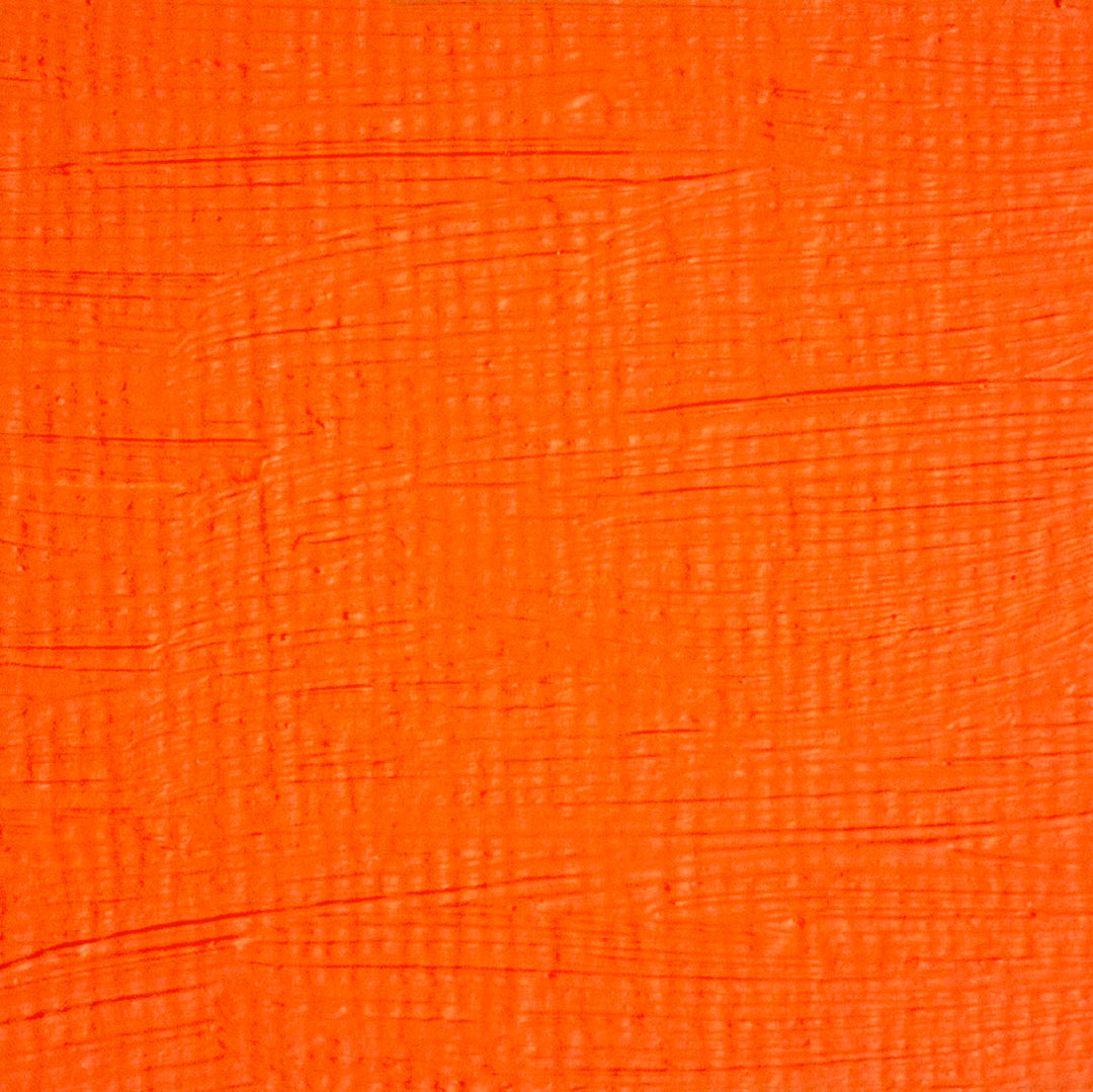 langridge oil colour - cadmium orange colour swatch