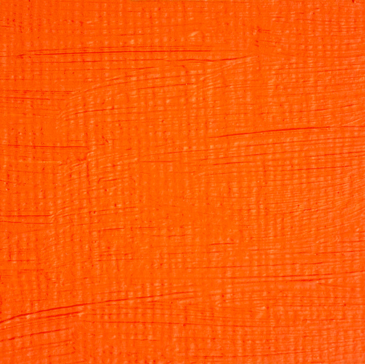 langridge oil colour - cadmium orange colour swatch