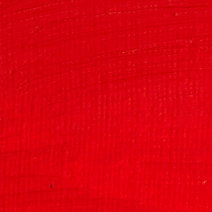 Langridge oil colour - cadmium red light colour swatch