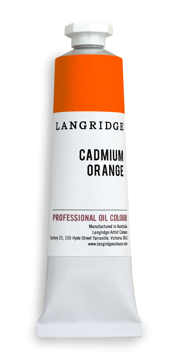 langrige oil paint - cadmium orange - 40ml