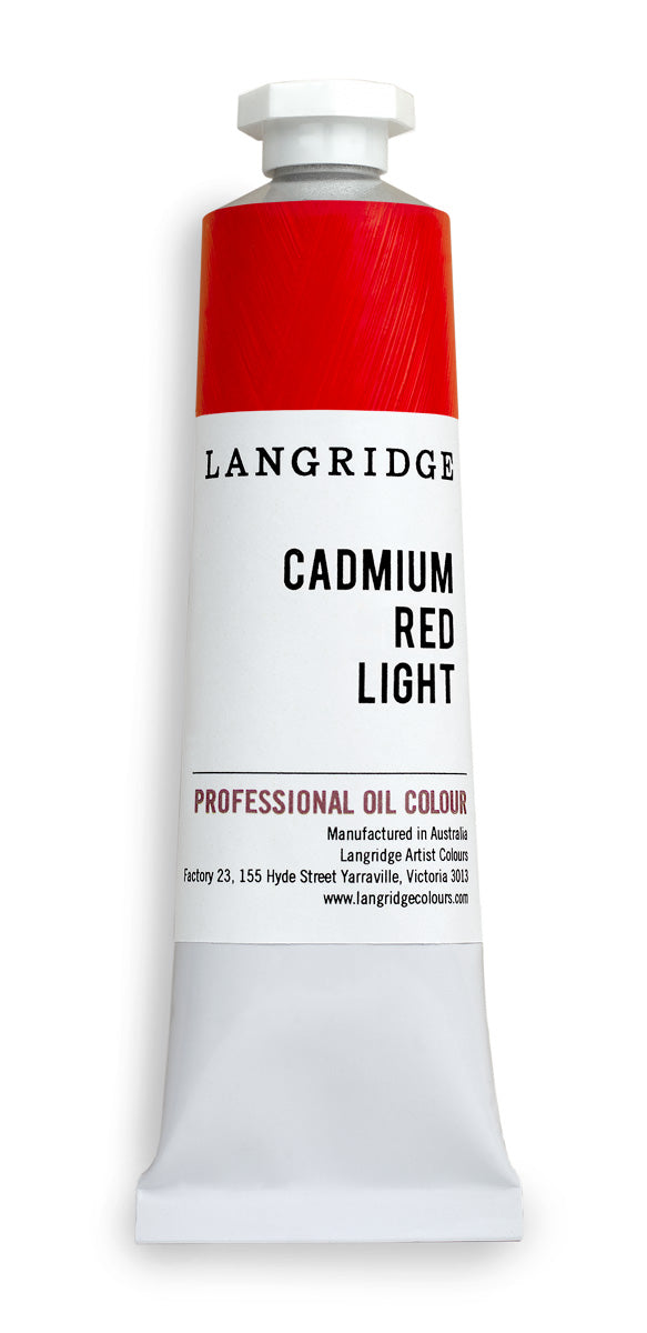 Langridge oil paint cadmium red light - 40ml