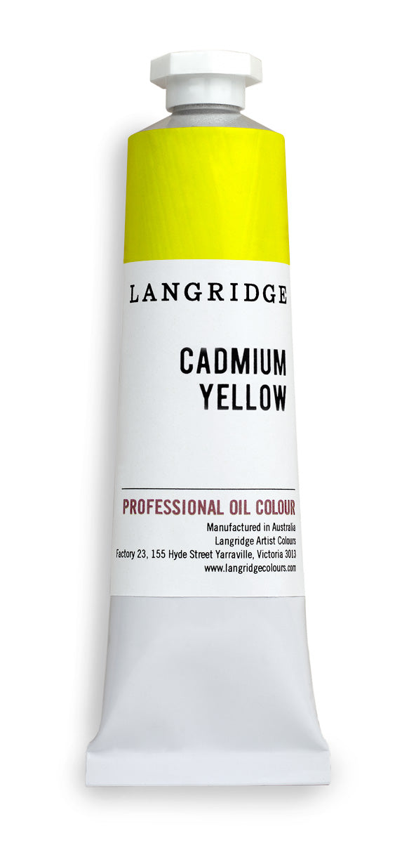 Langridge Cadmium Yellow oil paint - 40ml