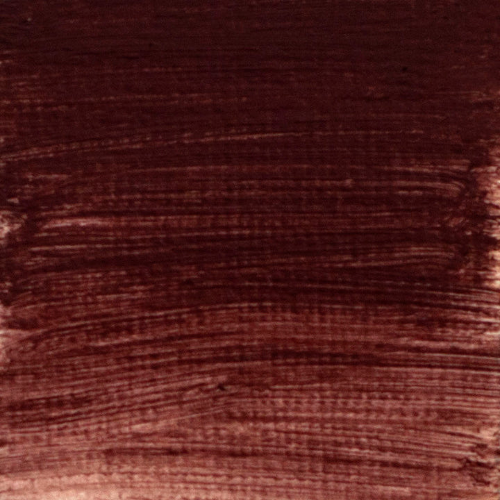 langridge oil paint - caput mortuum colour swatch