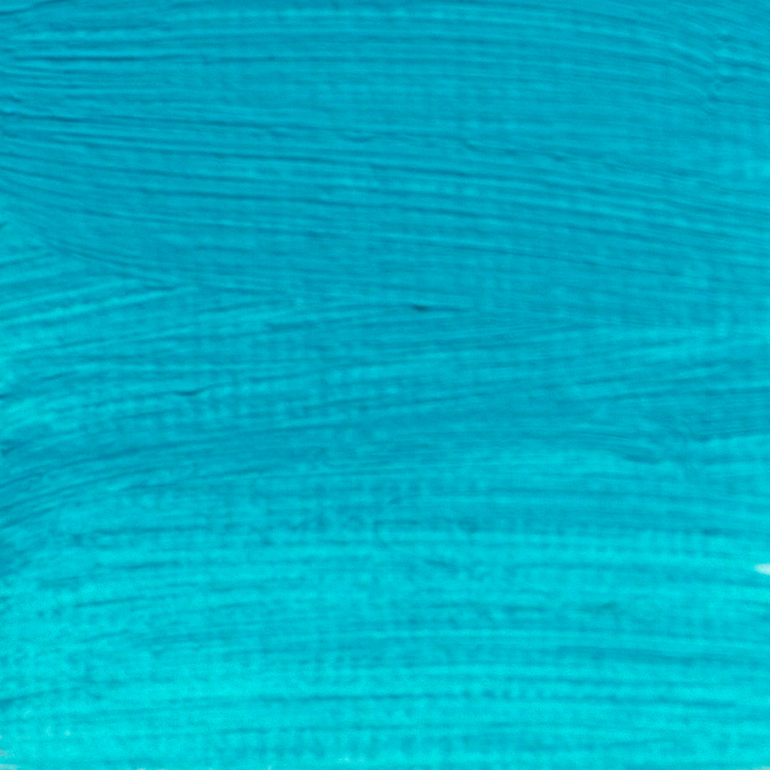 langridge oil colour cobalt teal colour swatch