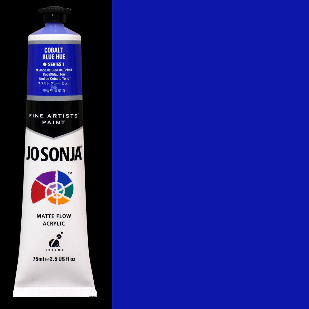 Jo Sonja Acrylic Paint Cobalt Blue Hue Series 1