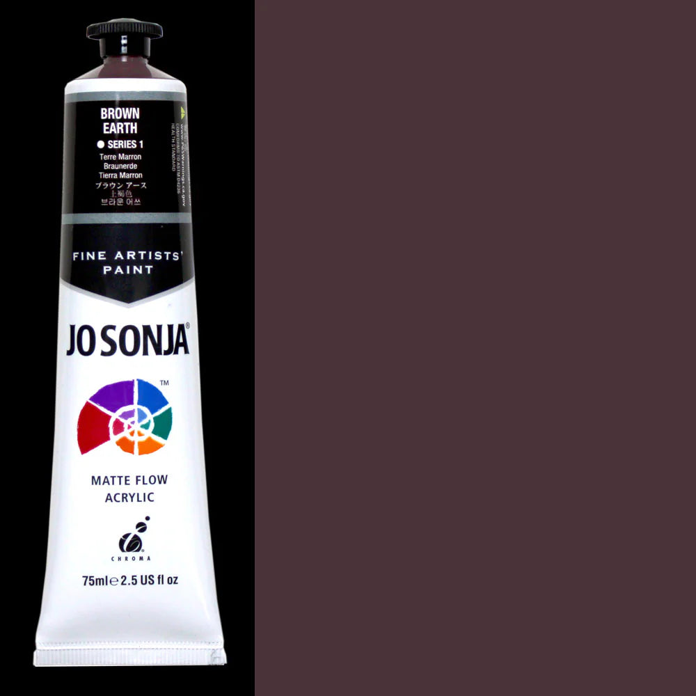 Jo Sonja Brown Earth Acrylic Paint Series 1