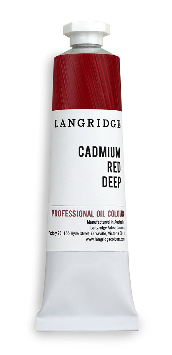 Langridge Cadmium Red Deep oil paint