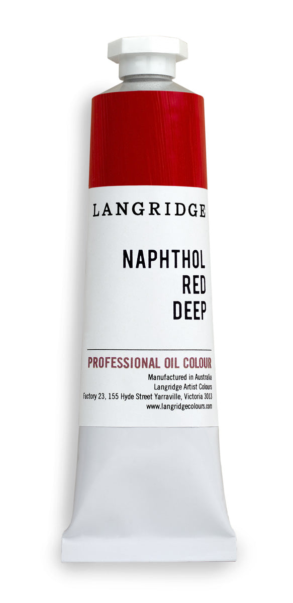 Langridge naphthol Red deep oil paint