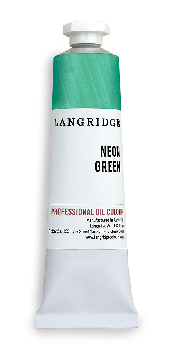 Langridge Neon Green Oil paint 