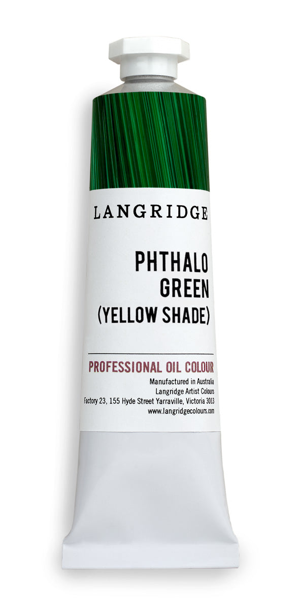 Langridge Phthalo green yellow shade oil paint
