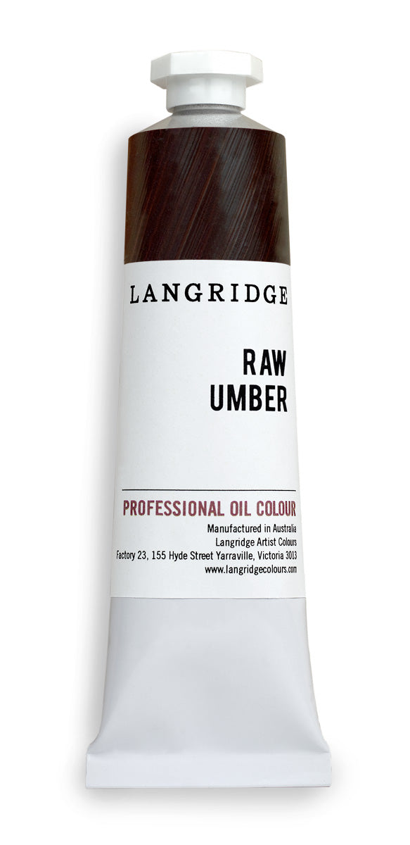 Langridge Raw Umber oil paint