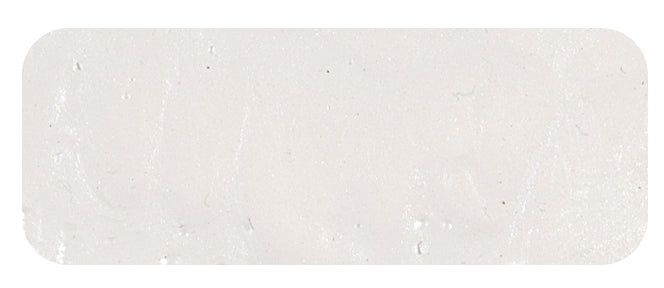 Matisse structure acrylic paint colour swatch - iridescent white or white pearl
