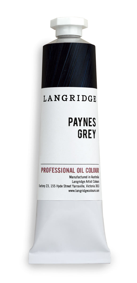 Langridge oil paint - paynes grey - 40ml