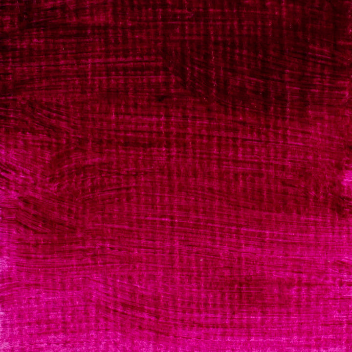 langridge oil colour - quinacridone magenta colour swatch