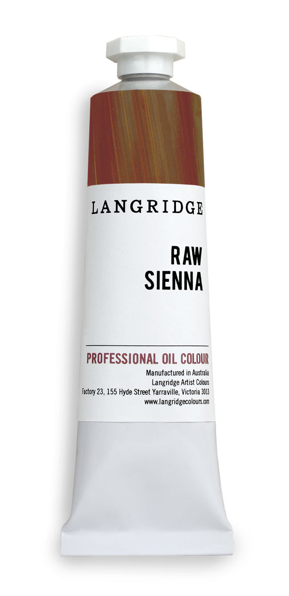 Langridge oil paint 40ml - Raw Sienna