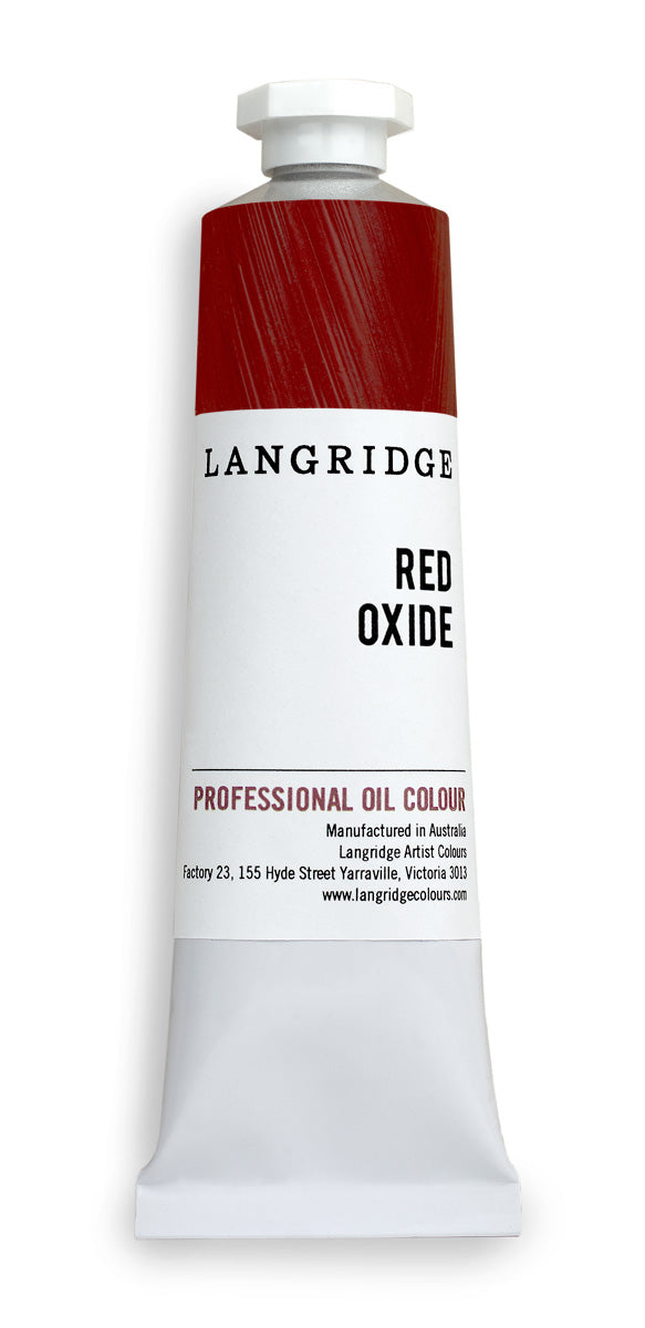 Langridge oil paint - red oxide - 40 ml