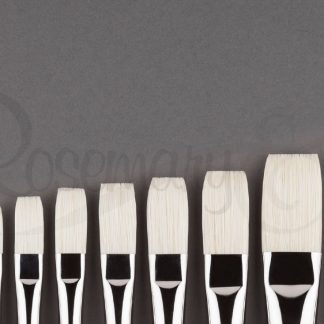 Rosemary & Co Brush Chunking Long 
Flat - Series 2025 Hogs hair Bristle Size 8 short handle