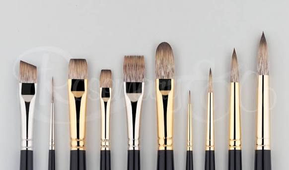 Rosemary & Co SET 150 Oil and Acrylic brushes