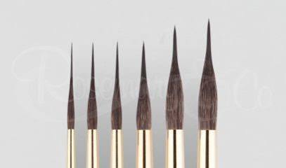 Rosemary & Co Extended point - size 8 - watercolour handmade brush