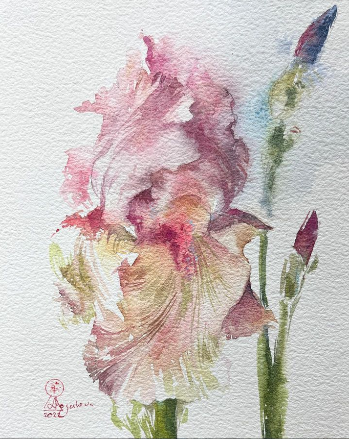 SUNDAY WATERCOLOUR FLOWERS WORKSHOP with Larissa Fraser
