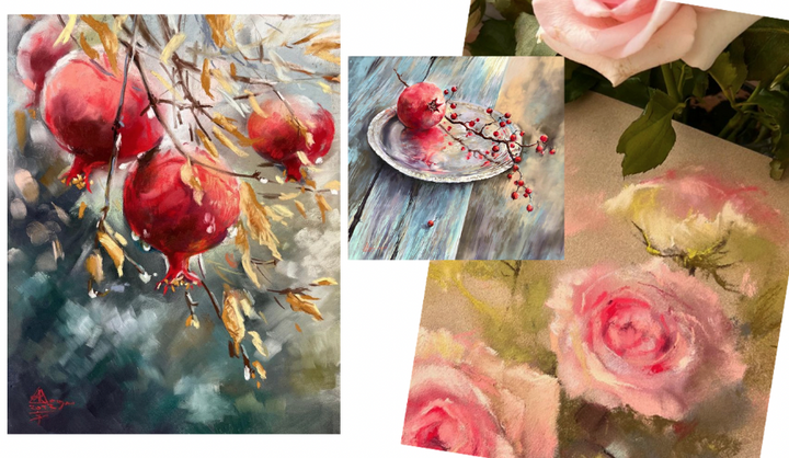 SUNDAY WATERCOLOUR FLOWERS WORKSHOP with Larissa Fraser