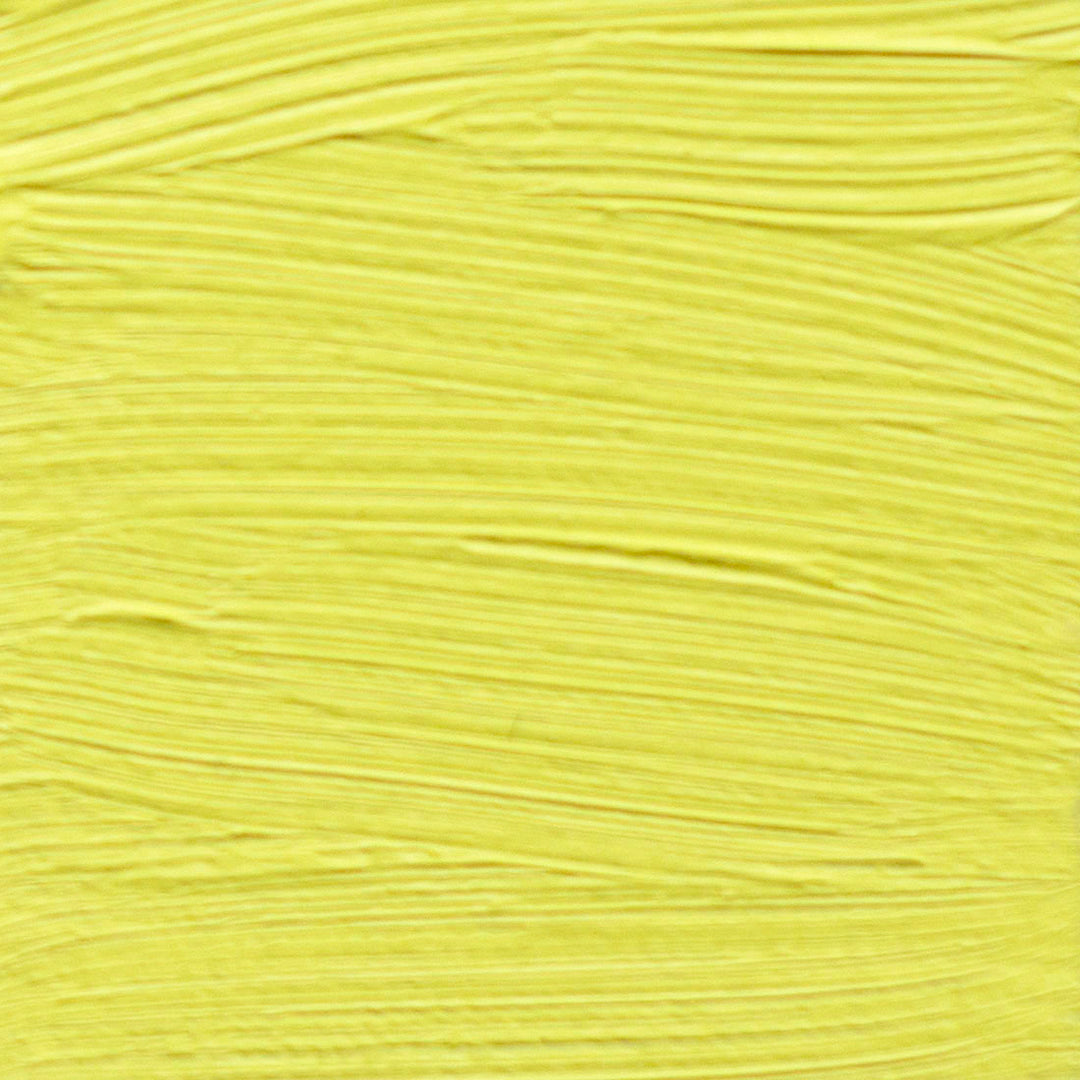 langridge oil colour - titanate yellow colour swatch