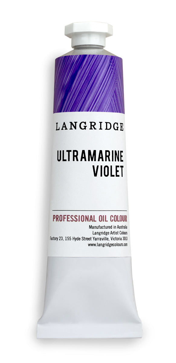langridge oil paint - ultramarine violet - 40 ml