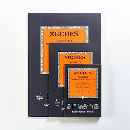 Archers Aquarelle Watercolour Pad - A4 - Rough - 12 sheet