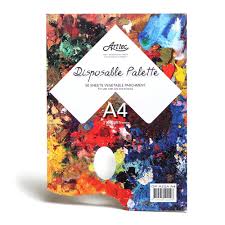 Arttec Disposable Palette for oils and acrylics- 50 sheets