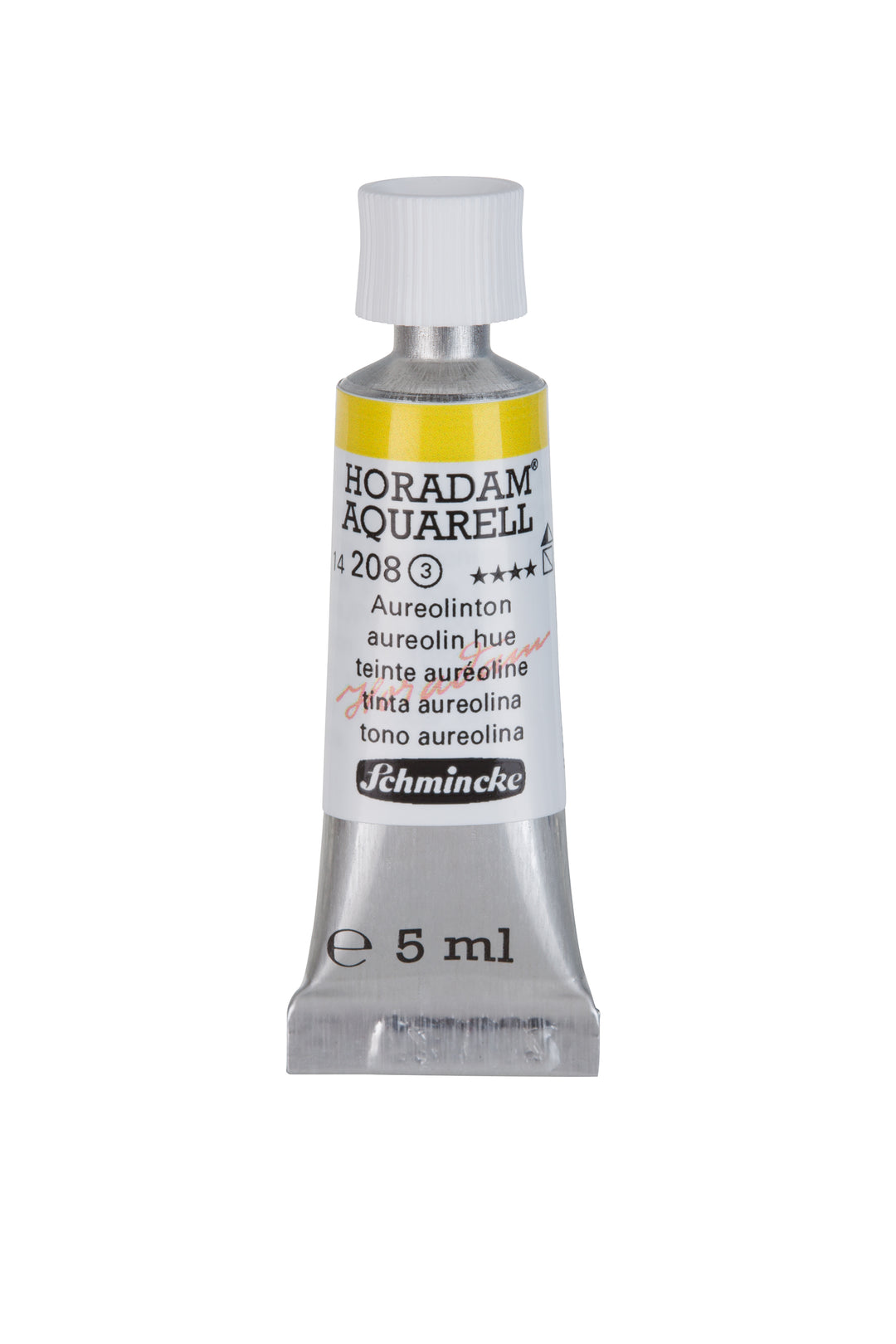 Schmincke aquarelle paint tube - Aureolin hue - 5ml