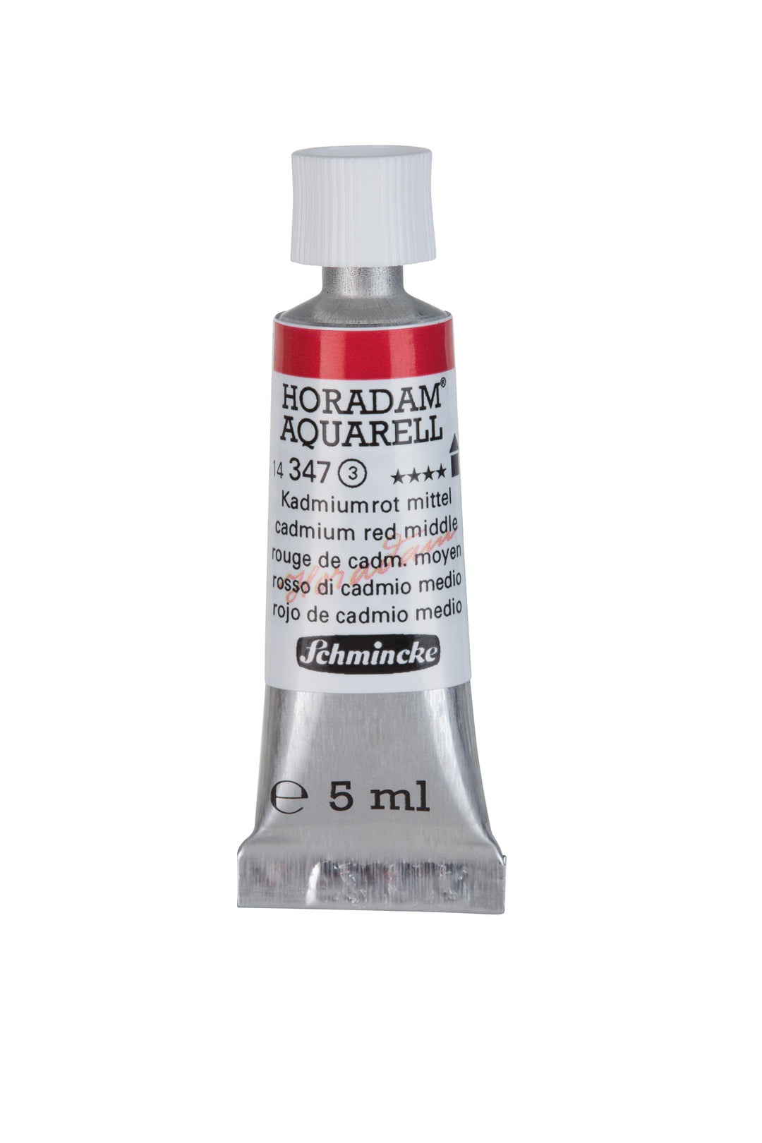 Schmincke Horadam Aquarell watercolor paint tube - Cadmium Red Middle - ml