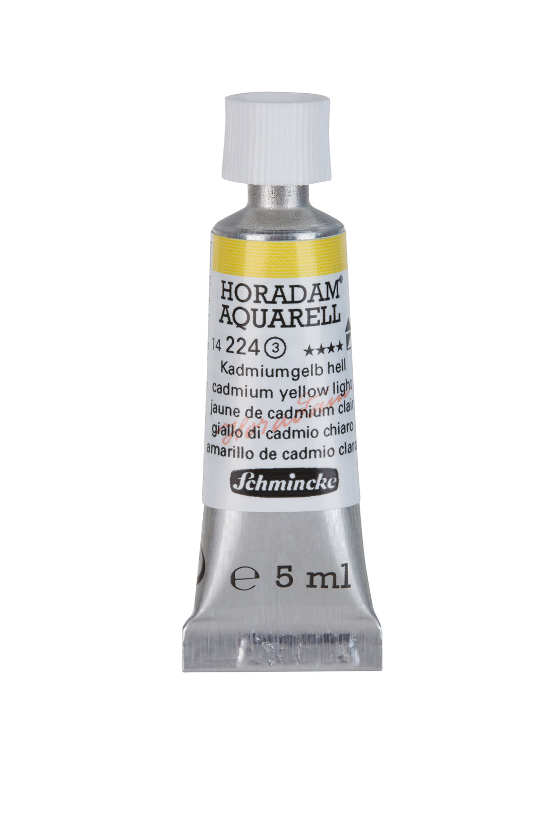 Schmincke aquarelle Horadam Watercolour Tube - 5ml - Cadmium yellow light
