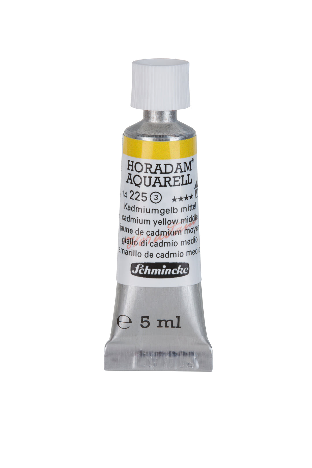 Schmincke Horadam Aquarell Watercolour Tube - Cadmium Yellow Middle - 5ml