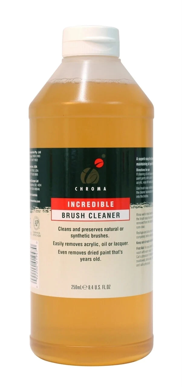 Chroma Incredible Brush Cleaner 1 Litre - Duthy Street Art Supplies