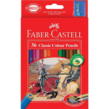 Faber-castell 36 classic colour pencils - Duthy Street Art supplies
