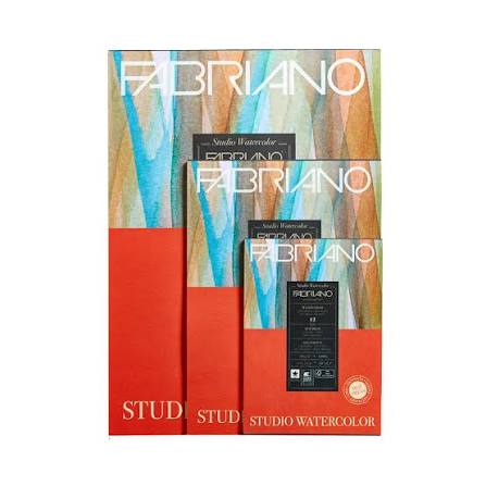 Fabriano Studio Watercolour Pad - Hot Press - 29.7cm x 42cm - 300gsm