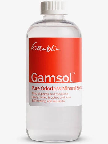 Gamblin Gamsol Pure Odorless Mineral Spirits 500ml