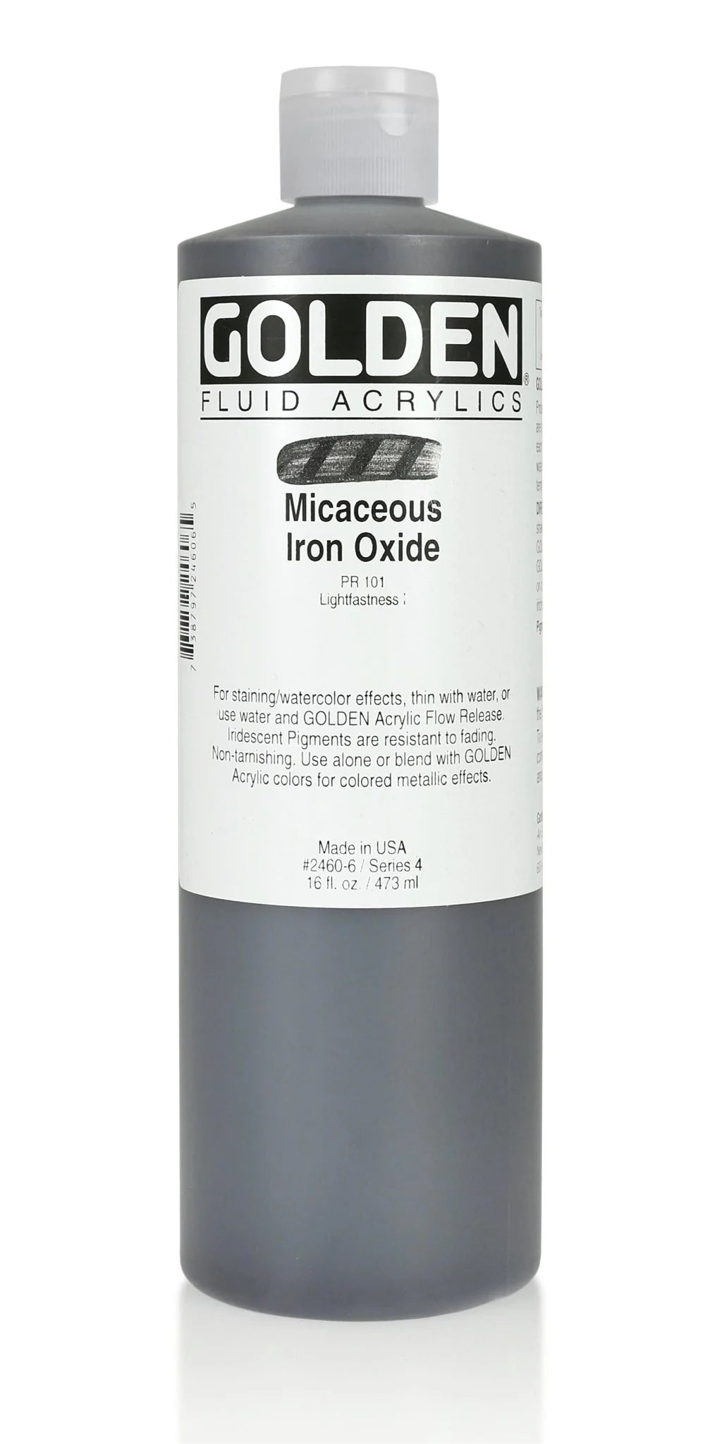 Golden Fluid Acrylic - Micaceous Iron Oxide - 473ml
