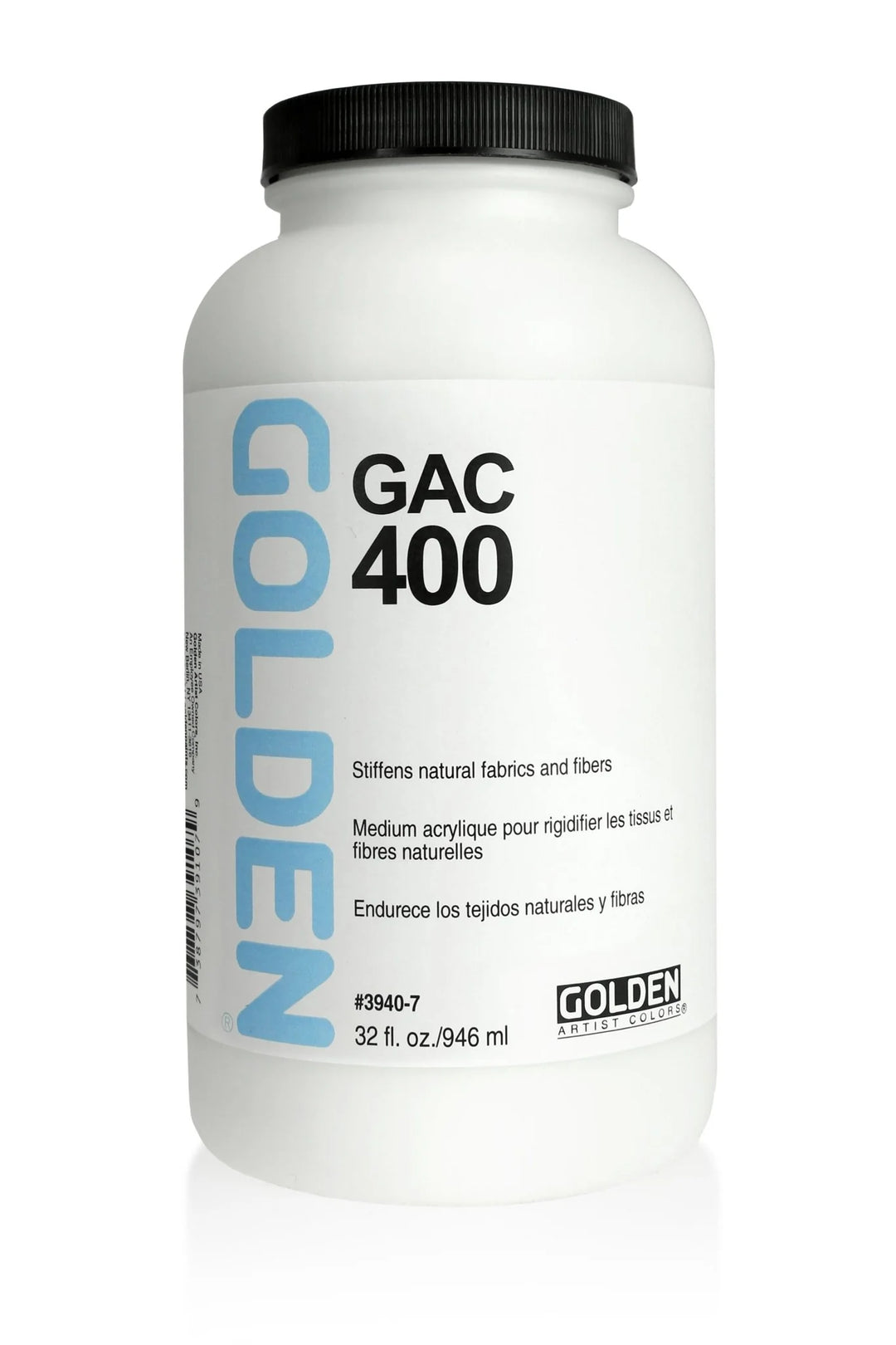 Golden GAC 400 stiffens natural fabrics and fibres - Duthy Stree Art Supplies