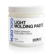 Golden Light Molding Paste 237ml - Duthy Street Art Supplies