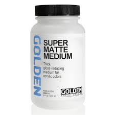 Golden Super Matte Medium 237ml - Duthy Street Art Supplies
