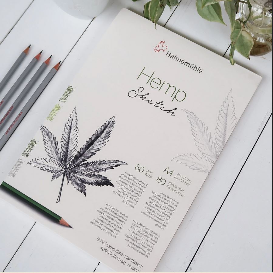 Hahnemuhle Hemp Sketch Pad A4 80gsm with 80 sheets - Duthy Street Art Supplies