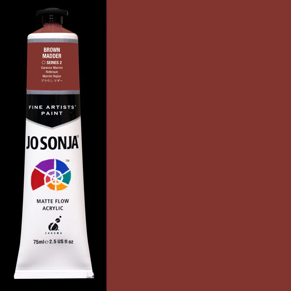 Jo Sonja Acrylic Paint  Brown Madder Series 2