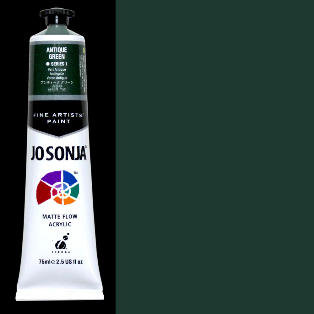Jo Sonja acrylic paint Antique Green Series 1